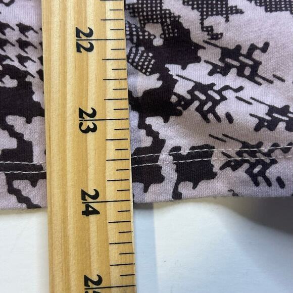 Maeve lavendar houndstooth mock turtleneck long sleeve top size M - Picture 8 of 8